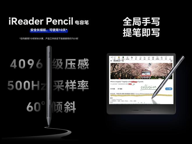 屏Ocean 4C：掌上新笔记小巧大能量不朽情缘版掌阅iReader新年发布小彩(图5)